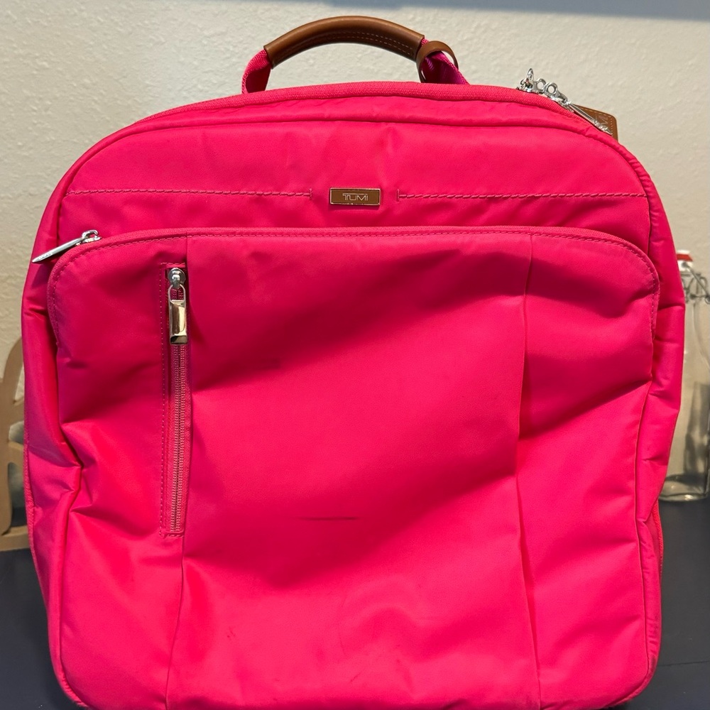 Tumi Pink Rolling Laptop Bag